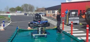 Nettoyage kart aire de lavage mobile recyclage effluents